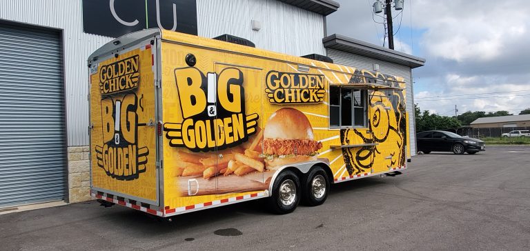 Golden Chick food trailer