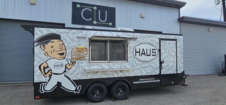 Custom concession trailer build