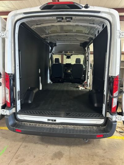 Fresh van interior build-out